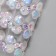 Pearls self -adhesive "Assorted", with holography, 125 pcs on a sheet