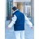 Male ise vest, size 46, dark blue color