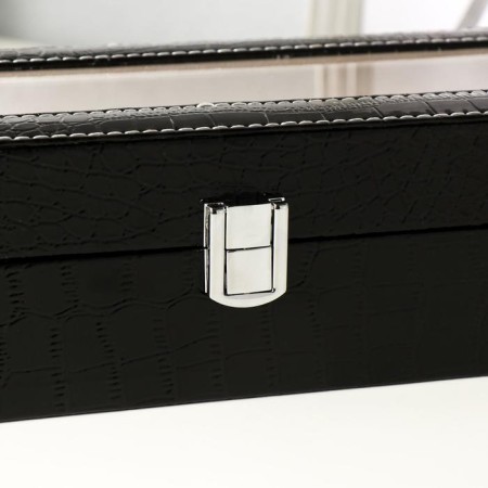 Casket to the leatherette to the clock 6 "Chocolate" 9x31x10 cm-8