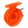 Inertial coil, plastic, diameter 6.5 cm, orange color, 808s
