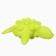 Silicone teether for teeth with a rattle of "turtle", green color, crumb I