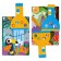 Board game with flashlights "Lice" on foot around the world, 6 double -sided cards, 4 cardboard flashlights, 4+