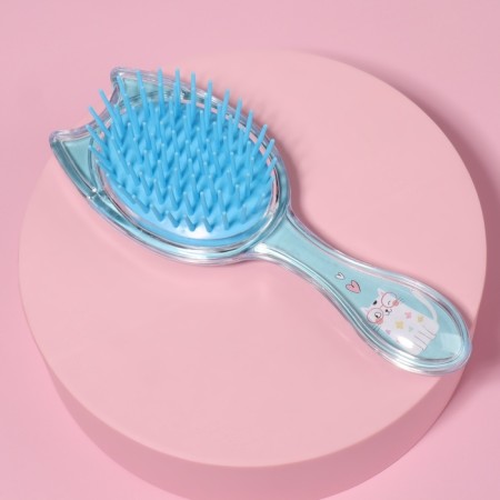 Comb - shaker, 16 (± 1) × 6 cm, blue color-2