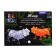 3D puzzle "Magic Tiger", crystalline, 46 details, MIX color