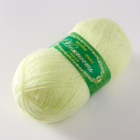 Yarn "Tenderness" 60% acrylic, 40% goats fluff 230m/100g (lime)-1