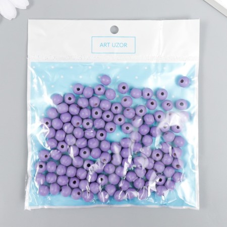 Beads for creativity tree "Lilac" D-0.8 cm, set 20 grams-3