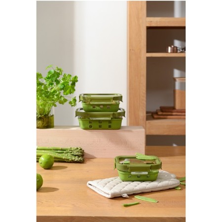 Container for baking, storage and carrying of products in the Smart Solutions cover, green color, 1050 ml-15