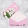 Money envelope "March 8" White tulips, 16.5 x 8 cm