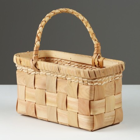 Wicker basket, 23 x 12 x 13/25 cm, sequoia