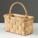 Wicker basket, 23 x 12 x 13/25 cm, sequoia