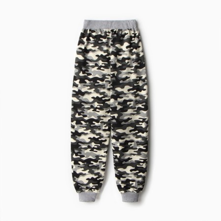 Pants for a boy, gray color, height 134 cm-3