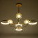 Mirbis chandelier 6XLED 4000K 30W 3xg9 gold 75x75x59cm Bayerlux