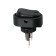 Klavichny switch 12V 30A (3C) On-off Black oval with blue LED backlight (RWB-523, ASW-20D)