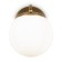 Bra Freya Fr5230WL-01BS Marble, 210x210x200 mm, E27, 1x60W, brass color