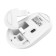 Hoco GM14 mouse, wireless (2.4), optical, 1200 dpi, white