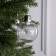 Christmas tree "Crystal", batteries, 1 LED, glow warm white