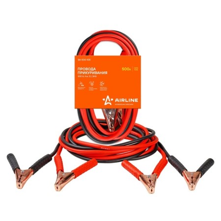 Cighting wires AIROLINE SA-500-10S Standard, 500 A, 4 m, 12/24 V