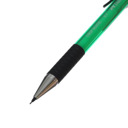 Mechanical pencil 0.7 mm Faber-Castell Grip Matic 1377 with an eraser, green-3