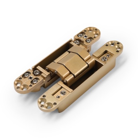 Loop Lockland hidden installation, 25x150 mm, with 3D regulation, color matte gold-6