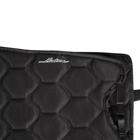 Kittle Kittle Kitchers for the Front seats universal Airline "Alcantara", 2 items, Black Color-3