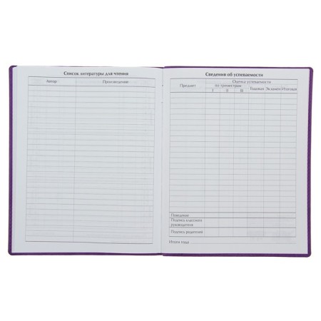 Premium-Deviller is universal, for grade 1-11 Vivella "Flowers", covering artificial leather, lavender-7