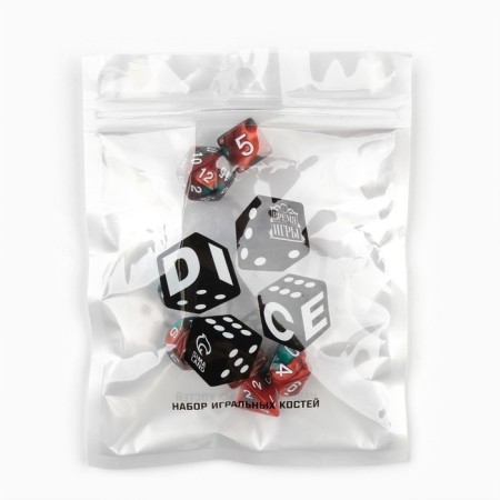 Cubes set for D&D (Dungeons and Dragons, DND) "Game time", Series: D&D, 7 pcs-2