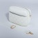 Bag Cross-Bodi with a zipper, white color