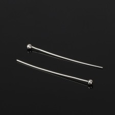 Pin with a ball SM-1103-13, 3 cm, 50 g (± 708 pcs), silver color