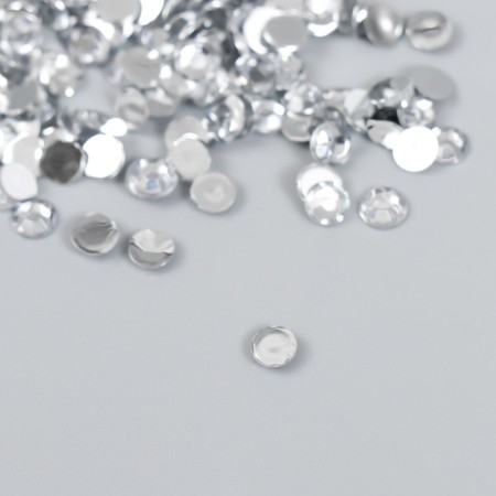 Decor for creativity in the bottle "Rhinestones. Transparent" set 500 pcs d = 0.5 cm 7x2x2 cm-2
