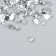 Decor for creativity in the bottle "Rhinestones. Transparent" set 500 pcs d = 0.5 cm 7x2x2 cm