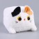 Soft toy "Cat-Cube", 18 cm, white color