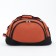 Road bag on wheels, 3 outer pockets, shoes department, black/orange color
