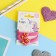 Hair elastic band "Kroch" (set 2 pcs) unicorns, 3.5 cm, pink