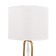 Table lamp 40W, 1HE14, 46x24 cm, brass