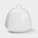 Porcelain sugar tower with a Wilmax ilona lid, 340 ml, white color