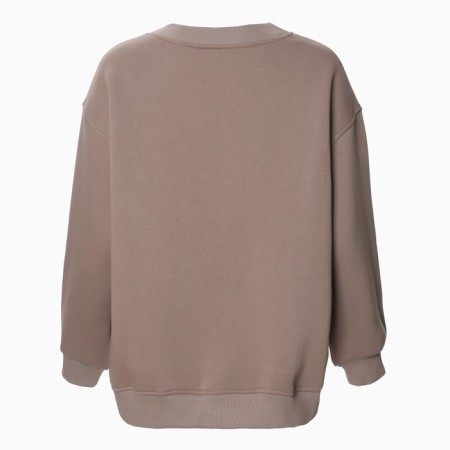 Feminine sweatshirt, brown color, size l (46-48)-5