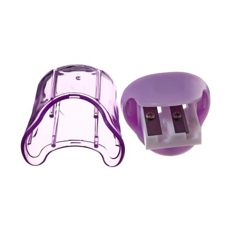 Double "Pastel" sharpener, with a container, mix-2
