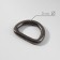 Half -ring for bags, d = 15 mm, thickness - 3 mm, 10 pcs, nickel color