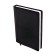 Diary of 2025 A5, 168 sheets in a ruler, leatherette "Nebraska", silver cut, black
