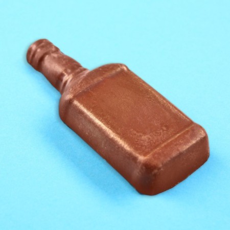 Chocolate bombing with Marshmallow "The time has come" in the form of a bottle, 50 g.-2