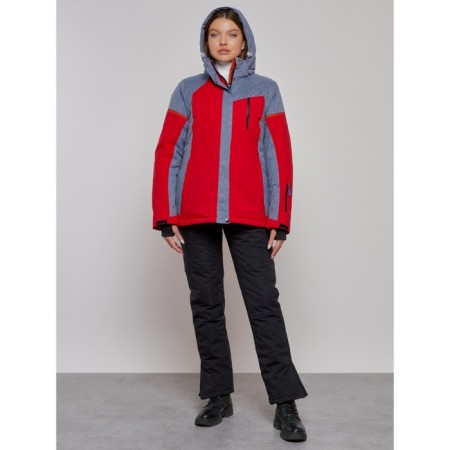 Ski jacket women, size 54, red color-18