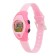 Watch of washing electronic, children's "birds", silicone strap, pink