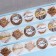 Stickers for flowers and gifts "inspire", 4.4 x 4.4 cm, set 252 pcs.