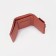 Women's wallet on a magnet, coral color