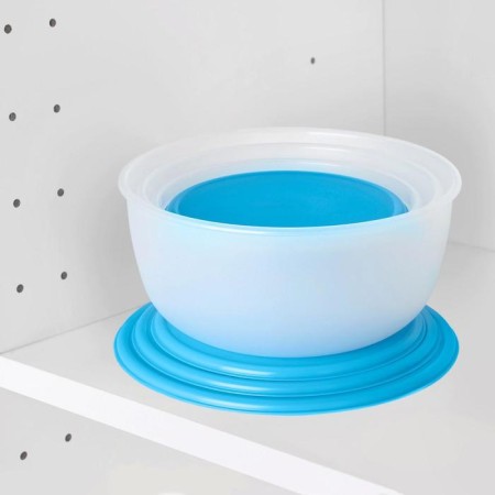 Set of containers Reda, 5 pcs, round, blue / blue color-2