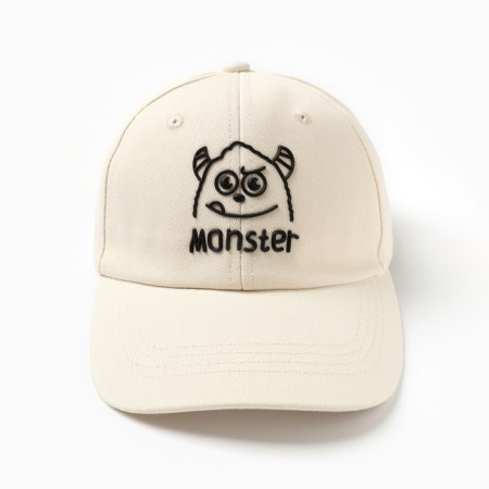 Cap "baseball cap" for a girl, milk color, size 50-52-1