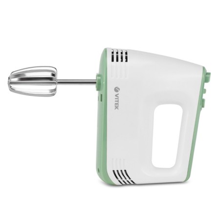 Mixer Vitek VT-1405, manual, 400 watts, 5 speeds, white-green-2