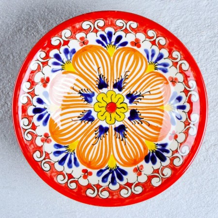 Candy of Rishtan ceramics "Flowers", red-4