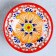 Candy of Rishtan ceramics "Flowers", red