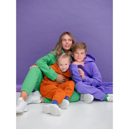 Children's pants, height 98 cm, orange color-3